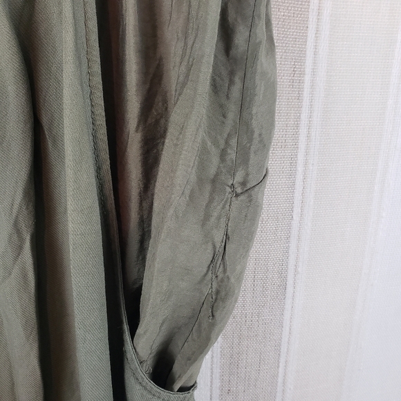 Anthropologie Maeve Deirdre Dress Mossy Green Size Extra Small Milkmaid - Picture 5 of 7